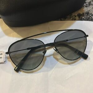 Giorgio Armani 56mm Pilot Sunglasses